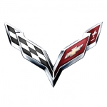 Chevrolet Corvette Logo Name Badge